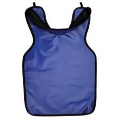 Cling Shield® Adult Protectall Apron, with Neck Collar - Aqua